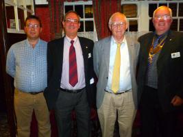 District Quiz Champions, The Rotary Club of Southport Links receive the trophy for 2011/2012